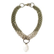 Image of linea necklace: clear