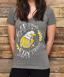Image of Soar Steady Eddie - Unisex Vneck