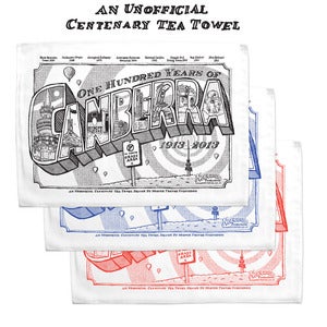 Image of A Canberra Centenary Tea Towel