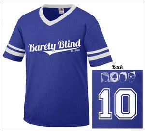 Image of Limited Edition 10 Year Anniversary Baseball Tee Purple/White