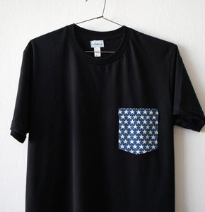 Image of STARS POCKET TEE (black)