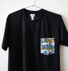 Image of MICKEY MOUSE POCKET TEE (black)