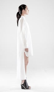 Image of SURRENDER shirtdress (chalk)