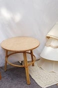 Image of table d'appoint rotin