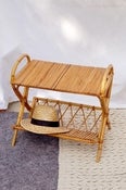 Image of chevet rotin vintage