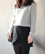 Image of Grey Angora Sweater