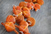 Image of Large Funky Paper Bead Necklace-Harvest