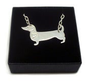 Image of Sausage Dog Pendant Necklace