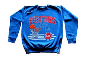 Image of Men's D.Fame Custom "Pistons" Crewneck