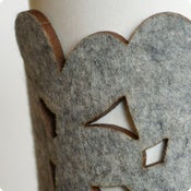 Image of cozy/cuff SNAP - light grey