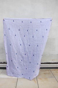 Image of Linen Throw "Hannah Violet"