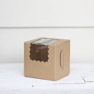 Image of Kraft Cupcake Box
