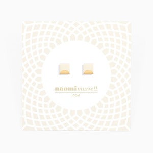 Image of Sunrise Studs | Bone + Golden