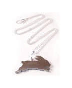 Image of STERLING SILVER RABBITOH THE BUNNY PENDANT NECKLACE