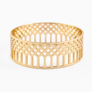 Image of Lattice Bangle | Golden