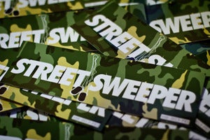 Image of Street Sweeper Bumper Sticker - CAMO