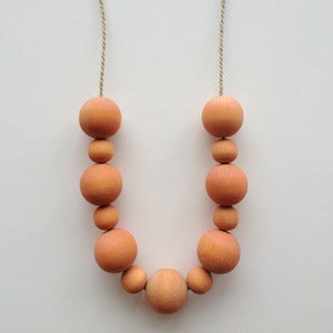 Image of Wooden Beads - Coral
