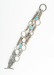 Image of Pod Link Bracelet With Semi Precious Stones