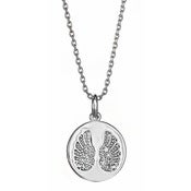 Image of Kara Ackerman <i> GemGirl <i/> Lilly Angel Wings Pendant in Rhodium
