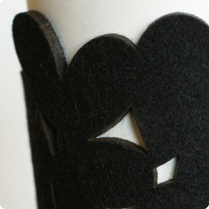 Image of cozy/cuff SNAP - black