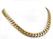 Image of 10k Gold Overlay 20in Cuban Link Chain