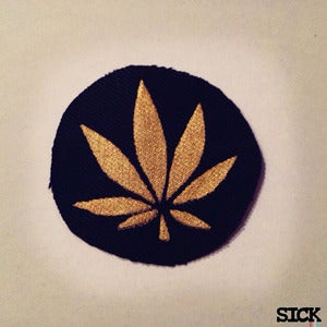 Image of SICK Tiny weed patch - black & gold