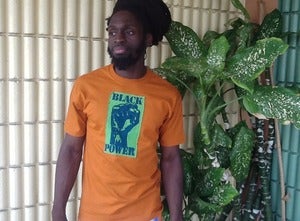 Image of Rust Black Power Tee for Bredren 