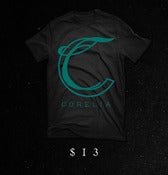 Image of 'C Logo' T-Shirt (black/teal)