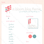 Image of Spring Premade Theme - In Bloom