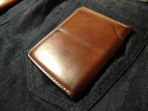 Image of Fat Herbie - Whiskey Shell Cordovan Wallet