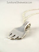 Image of Sculpted Fork Pendant 