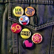 Image of Studio Bento "Awesome" 1" Buttons - Set of 7