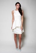 Image of Flounce Overlay Dress