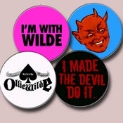 Image of "Old Skool" 4 Design Badge Set