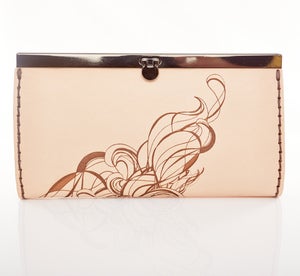 Image of 2013 Fire Laser Engraved Leather Wallet