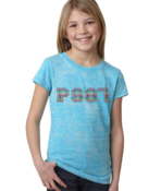 Image of PS 87 Rhinestone Tee - Neon Colors