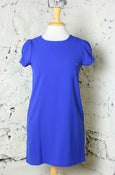 Image of Primary Colors Button Back Dress: Royal Blue