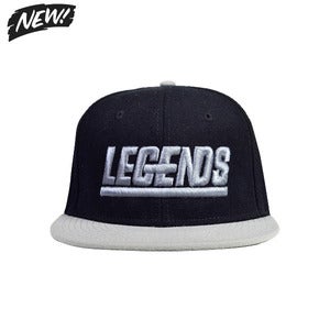 Image of SILVER & BLACK LEGENDSNAPBACK