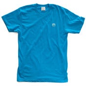 Image of 8 Bit Apparel #Pixel Tee Neon Blue