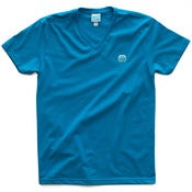 Image of 8 Bit Apparel #Pixel Vneck Turquoise
