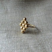 Image of diamond ring - vermeil