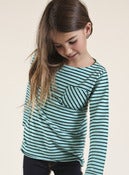 Image of ESP NO°1 noral stripe l/s, lagoon