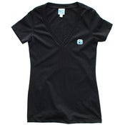 Image of 8 Bit Apparel #Pixel Womens Vneck Black