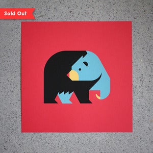 Image of Black Bear Screen Print 