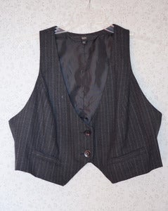 Image of Mossimo Pinstripe Vest {Size 18W}