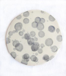 Image of Gray Splop Cake Plate