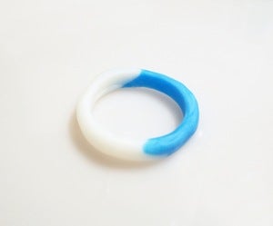 Image of Dale Hardiman pogle bangle in large block - 4 colours to choose from