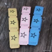 Image of Tickets vintage étoilés