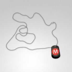 Image of Keep Believing Dog Tag Necklace