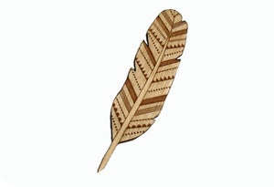 Image of Woodland Feather Brooch